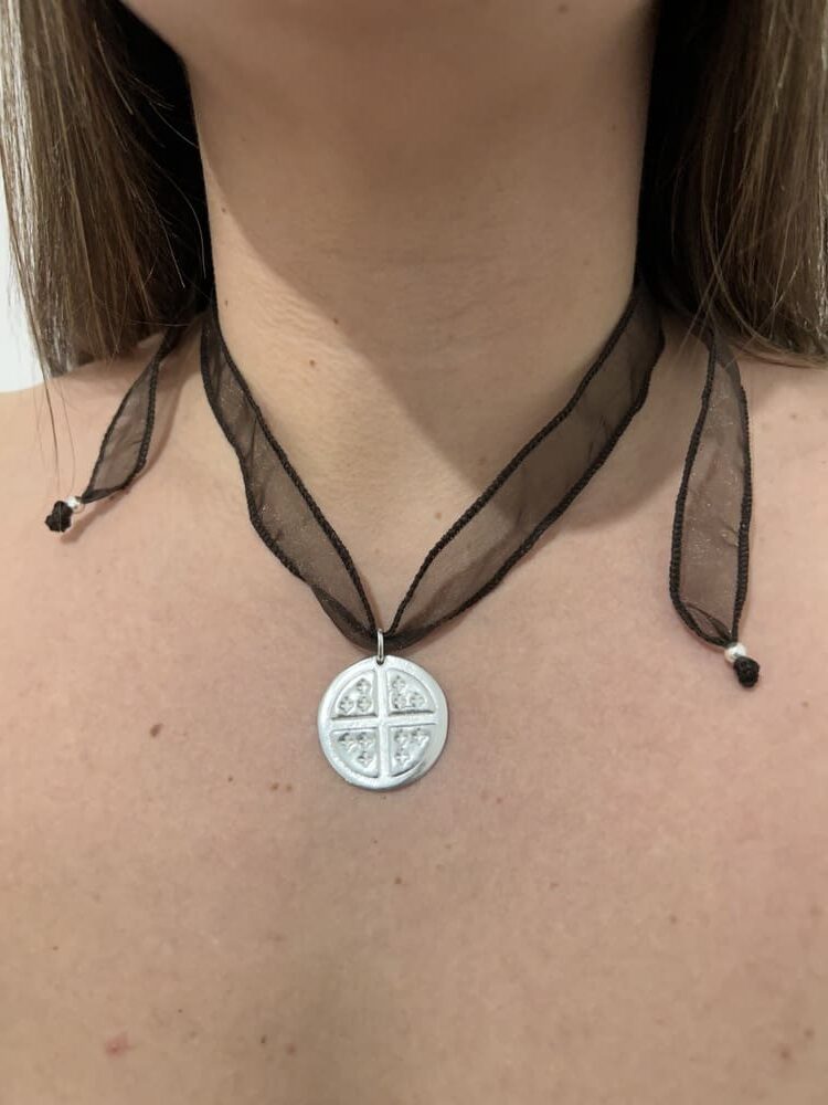 Collar Ácimo cinta Plata - Imagen 9