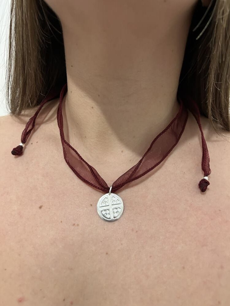 Collar Ácimo cinta Plata - Imagen 3