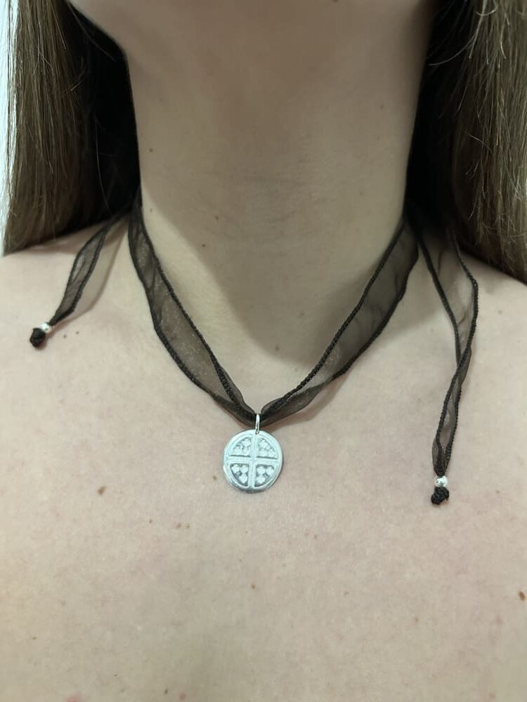 Collar Ácimo cinta Plata - Imagen 4