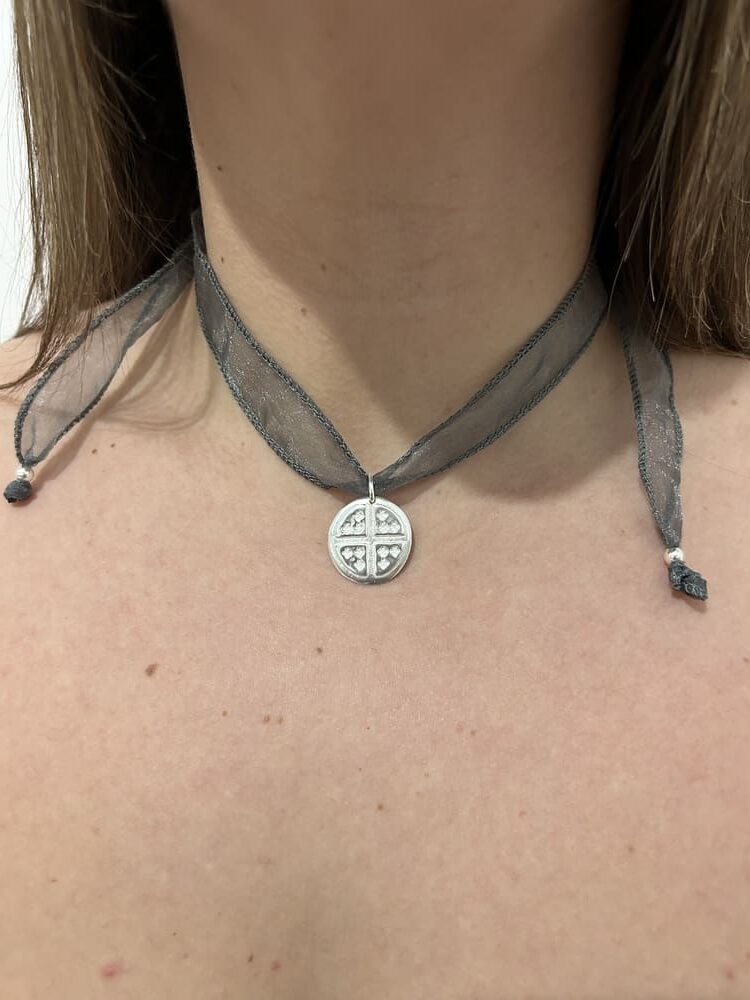 Collar Ácimo cinta Plata - Imagen 5